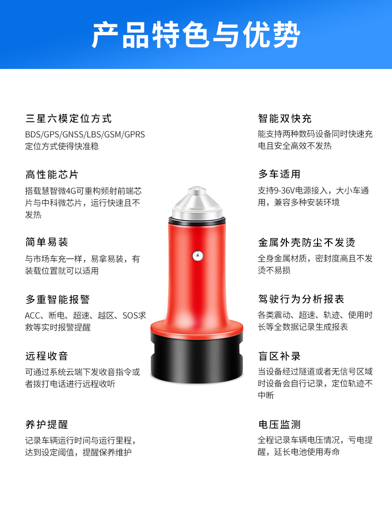 广州哪里有卖车充OBD定位器,北斗GPS定位器生产厂家_广州现达商务有限公司